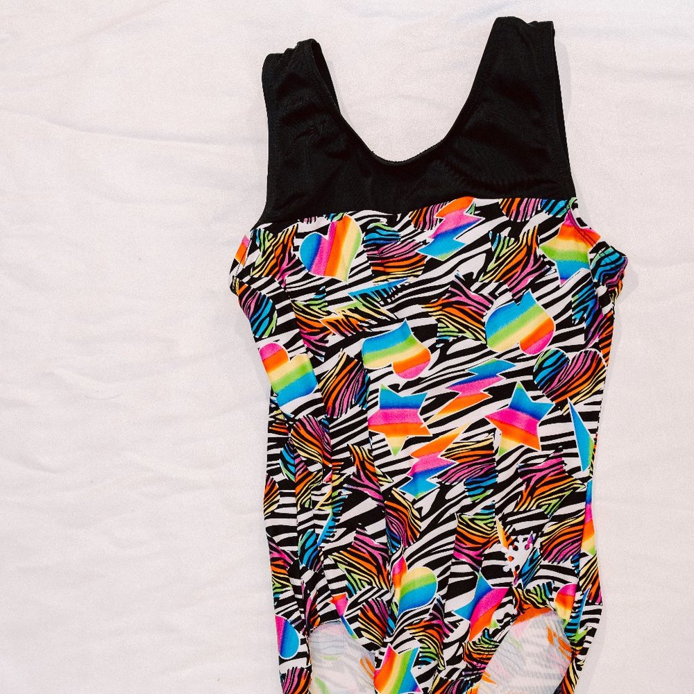 Rainbow Snowflake Brand Gymnastics Leotard AS
